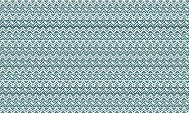 Tekstil ve dekor için yatay şerit düzeninde pikselleştirilmiş zigzag ve üçgen motifler içeren etnik Afrika deseni.