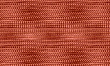 Tekstil ve dekor için yatay şerit düzeninde pikselleştirilmiş zigzag ve üçgen motifler içeren etnik Afrika deseni.