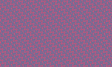 Tekstil ve dekor için yatay şerit düzeninde pikselleştirilmiş zigzag ve üçgen motifler içeren etnik Afrika deseni.