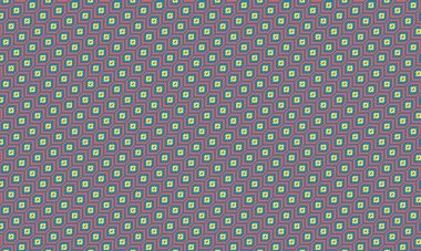 Tekrarlayan dikişsiz geometrik düzende pikselleştirilmiş altıgen ve elmas şekilli geleneksel Afrika esinlenmiş desen.