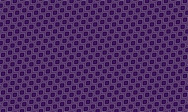 Tekrarlayan dikişsiz geometrik düzende pikselleştirilmiş altıgen ve elmas şekilli geleneksel Afrika esinlenmiş desen.