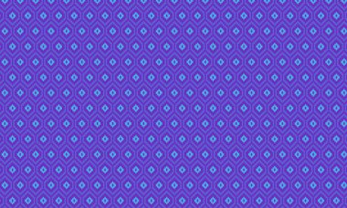 Tekrarlayan dikişsiz geometrik düzende pikselleştirilmiş altıgen ve elmas şekilli geleneksel Afrika esinlenmiş desen.