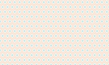 Tekrarlayan dikişsiz geometrik düzende pikselleştirilmiş altıgen ve elmas şekilli geleneksel Afrika esinlenmiş desen.