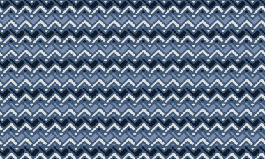 Tekstil ve dekor için ideal geometrik kabile tasarımında elle çizilmiş zikzak çizgileri ve noktalar içeren sanatsal Afrika deseni.