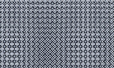 Simetrik bir düzende çiçek ve taç yaprağına benzer elementler içeren batik desenlerin tekstil, arka plan ve etnik tasarım için ideali tekrarlanması.