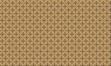 Simetrik bir düzende çiçek ve taç yaprağına benzer elementler içeren batik desenlerin tekstil, arka plan ve etnik tasarım için ideali tekrarlanması.