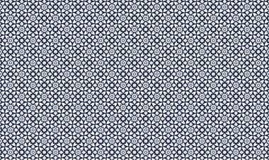 Simetrik bir düzende çiçek ve taç yaprağına benzer elementler içeren batik desenlerin tekstil, arka plan ve etnik tasarım için ideali tekrarlanması.