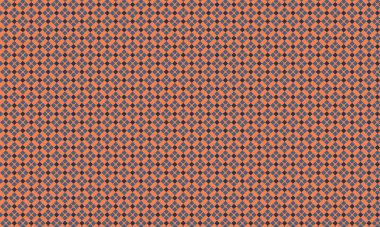 Elmas şekilleri ve geometrik elementleri içeren tekrarlanan batik tasarım tekstil baskıları, arka planlar ve etnik dekoratif sanatlar için mükemmel..