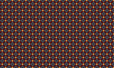 Elmas şekilleri ve geometrik elementleri içeren tekrarlanan batik tasarım tekstil baskıları, arka planlar ve etnik dekoratif sanatlar için mükemmel..