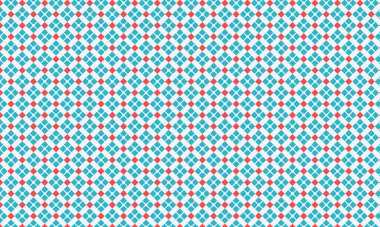 Elmas şekilleri ve geometrik elementleri içeren tekrarlanan batik tasarım tekstil baskıları, arka planlar ve etnik dekoratif sanatlar için mükemmel..