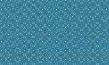 Şekillendirilmiş çiçek elementleri, dairesel aksanlar ve geometrik simetri içeren kusursuz batik desen, tekstil ve geleneksel tasarım için idealdir..