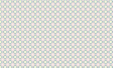 Şekillendirilmiş çiçek elementleri, dairesel aksanlar ve geometrik simetri içeren kusursuz batik desen, tekstil ve geleneksel tasarım için idealdir..