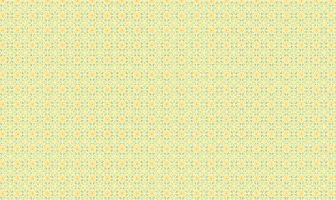 Şekillendirilmiş çiçek elementleri, dairesel aksanlar ve geometrik simetri içeren kusursuz batik desen, tekstil ve geleneksel tasarım için idealdir..