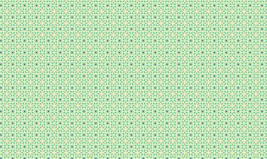 Şekillendirilmiş çiçek elementleri, dairesel aksanlar ve geometrik simetri içeren kusursuz batik desen, tekstil ve geleneksel tasarım için idealdir..