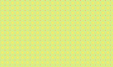 Şekillendirilmiş çiçek elementleri, dairesel aksanlar ve geometrik simetri içeren kusursuz batik desen, tekstil ve geleneksel tasarım için idealdir..