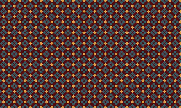 Elmas şekilleri ve geometrik elementleri içeren tekrarlanan batik tasarım tekstil baskıları, arka planlar ve etnik dekoratif sanatlar için mükemmel..