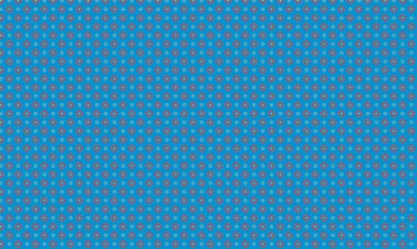 Basit dairesel çiçek motifleri ve noktalı aksanlar içeren kusursuz batik desen, tekstil, el işi ve geleneksel dekoratif tasarım için idealdir..