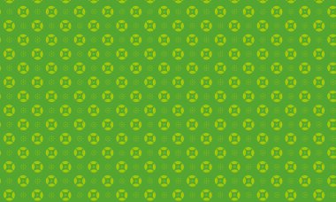 Basit dairesel çiçek motifleri ve noktalı aksanlar içeren kusursuz batik desen, tekstil, el işi ve geleneksel dekoratif tasarım için idealdir..