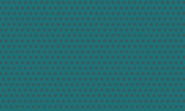 Simetrik yıldız şekilli çiçek motifleri ve noktalı aksanlar içeren tekrarlanan batik tasarım tekstil, baskı ve etnik dekor için ideal.