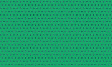 Simetrik yıldız şekilli çiçek motifleri ve noktalı aksanlar içeren tekrarlanan batik tasarım tekstil, baskı ve etnik dekor için ideal.