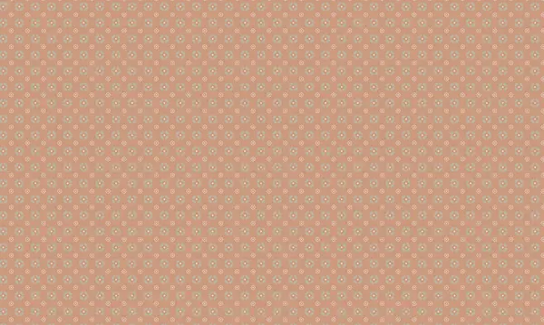 Basit dairesel çiçek motifleri ve noktalı aksanlar içeren kusursuz batik desen, tekstil, el işi ve geleneksel dekoratif tasarım için idealdir..