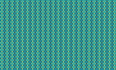 Geometrik şekilli kusursuz batik desen ve simetrik düzen, geleneksel stili cesur, renkli modern estetik ile birleştirmek..