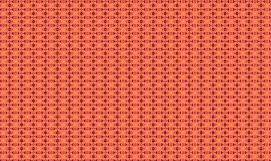 Geometrik şekilli kusursuz batik desen ve simetrik düzen, geleneksel stili cesur, renkli modern estetik ile birleştirmek..