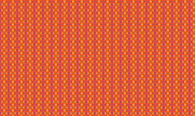 Geometrik şekilli kusursuz batik desen ve simetrik düzen, geleneksel stili cesur, renkli modern estetik ile birleştirmek..