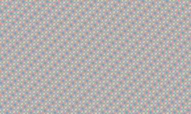 Geometrik şekilli kusursuz batik desen ve simetrik düzen, geleneksel stili cesur, renkli modern estetik ile birleştirmek..