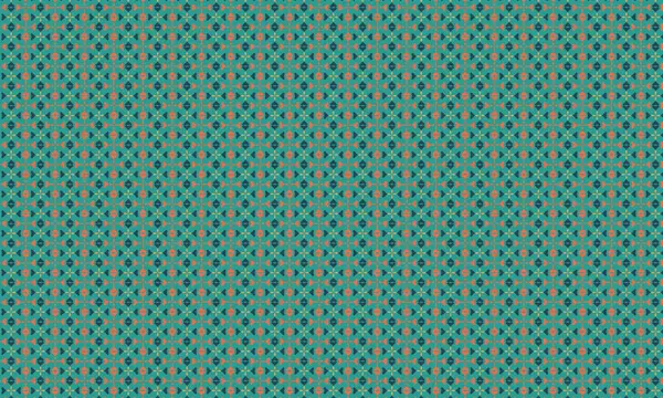 Geometrik şekilli kusursuz batik desen ve simetrik düzen, geleneksel stili cesur, renkli modern estetik ile birleştirmek..