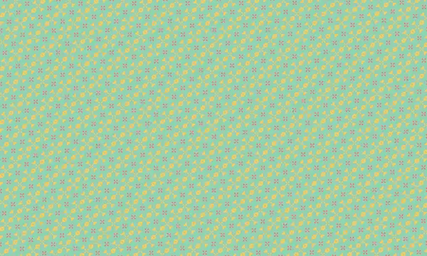 Geometrik şekilli kusursuz batik desen ve simetrik düzen, geleneksel stili cesur, renkli modern estetik ile birleştirmek..