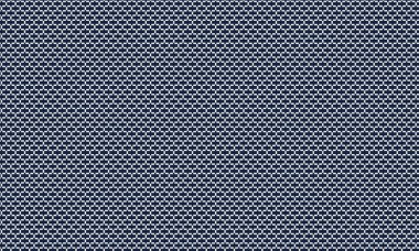 Birleştirilmiş dikdörtgen birimlerden oluşan zincir bağlantısı şablonu tekrarlanıyor, arka plan ve yüzey tasarımı için ideal yapılandırılmış geometrik ızgara oluşturuluyor.