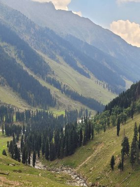 Dağların güzel manzarası