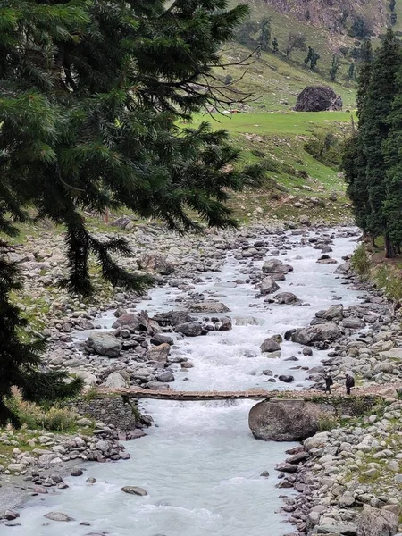 Krásná Krajina Vodopádem — Stock fotografie