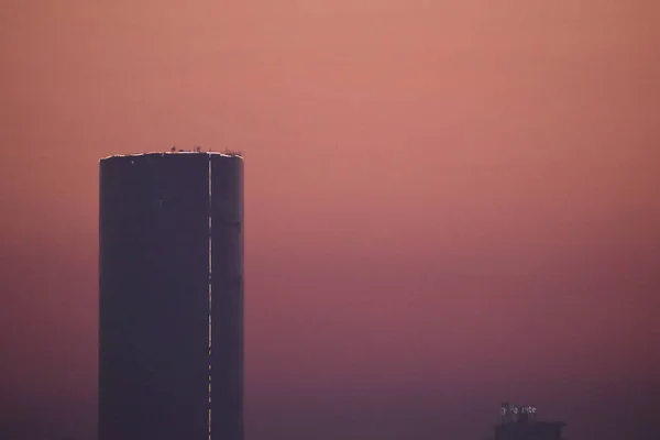 Millennium City Gurgaon Ziet Zonsopgang — Stockfoto