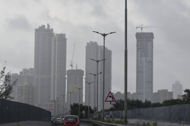 Hindistan, Gurgaon şehrinin manzarası