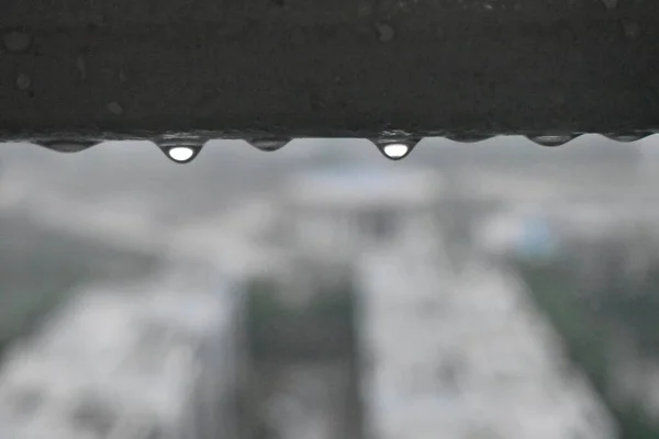 雨水及水滴 — 图库照片