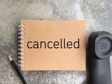 İptal, Planlama, Yapıştırıcı Not, Tavsiye, Duyuru Mesajı. Bir defter kapağına yazılamadı..