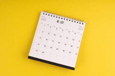 Düz konum Haziran 2025 masa takvimi