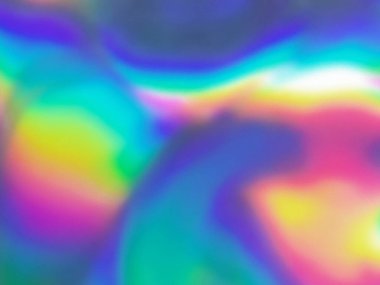 Holografik folyo dokusu Yansıtıcı arkaplan