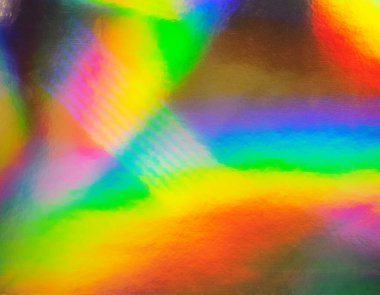 Holografik folyo dokusu Yansıtıcı arkaplan