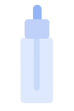 bottle with pipette mock-up for serum skin care