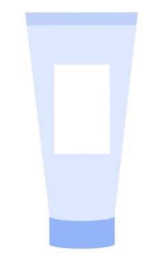 empty mock-up of a tube for cream or lotion for skin care