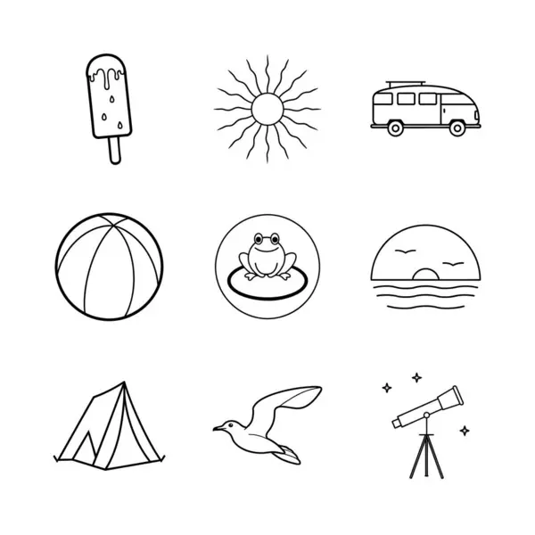 yaz ögeleri siluet simgesini ayarlar 