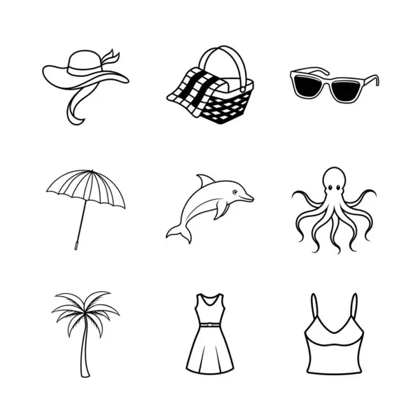 yaz ögeleri siluet simgesini ayarlar 