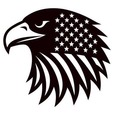 Amerikan kartalı vektör çizim