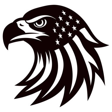 Çizgili ve kurdeleli kartal, vektör