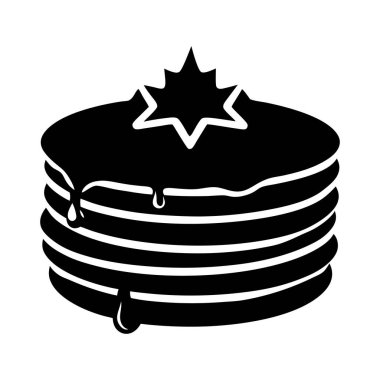 Kek. Web simgesi basit tasarım