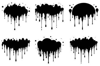  Boya Sıçratan Mürekkep Sıçratan silueti