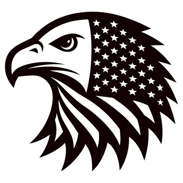 Bayrak ve bayrak taşıyan kartal